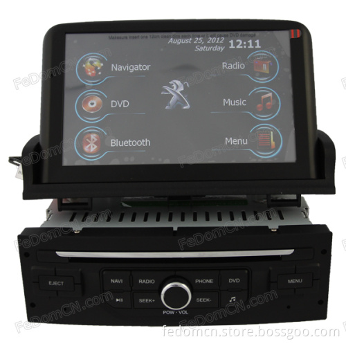 in-Dash Multimedia System Car DVD Player GPS Navigation for Peugeot 307 (C7048P3)